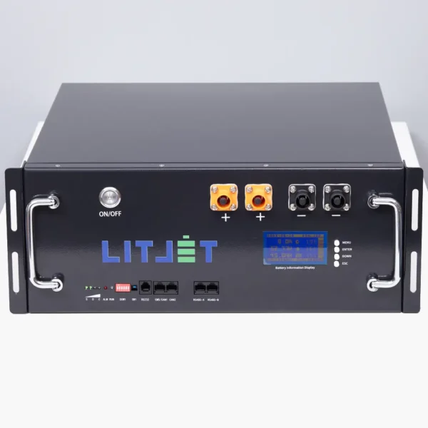 Литиевый аккумулятор тяговый LITJET PRO LiFePO4 ( rack 19' ) 48V 100Ah