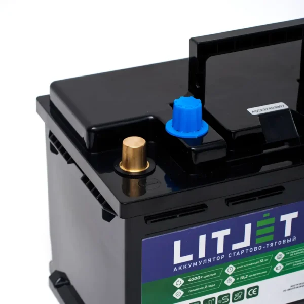 Литиевый аккумулятор стартово/тяговый LITJET SMART LiFePO4 12V 100Ah 1280Wh клеммы