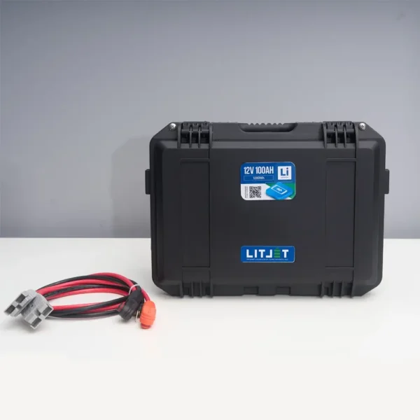 аккумулятор тяговый LITJET SMART LiFePO4 12V 100Ah 1280Wh цвет черный
