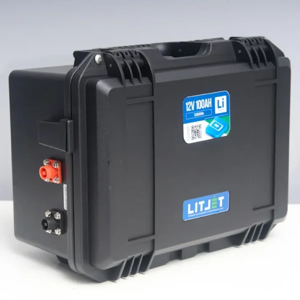 Литиевый аккумулятор тяговый LITJET SMART LiFePO4 12V 100Ah 1280Wh картинка