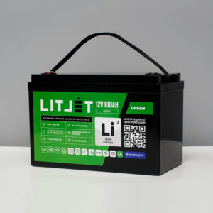 О нас 1 Литиевый аккумулятор тяговый LITJET GREEN LiFePO4 12V 100Ah 1280Wh w Bluetooth фото