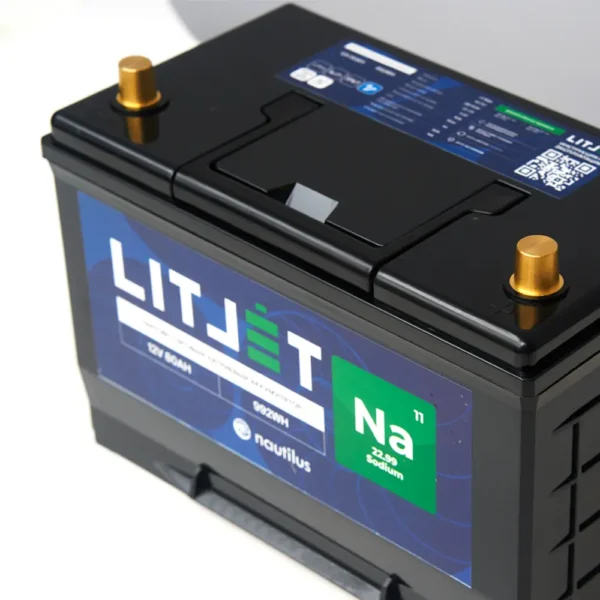 Натриевый аккумулятор стартово/тяговый LITJET Na+ 12V 80Ah 992Wh 1800CCA фото