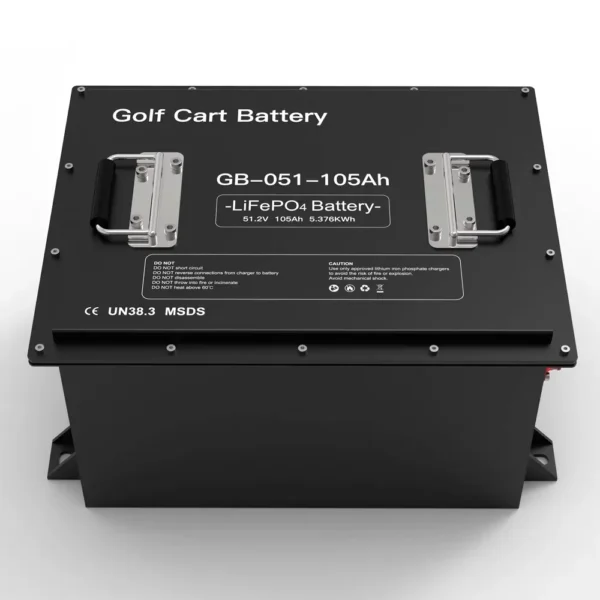 Литиевый аккумулятор тяговый LITJET LiFePO4 48V 30Ah 1536Wh вид сверху