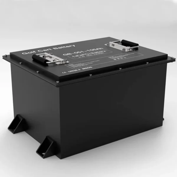 Литиевый аккумулятор тяговый LITJET LiFePO4 48V 30Ah 1536Wh вид сбоку