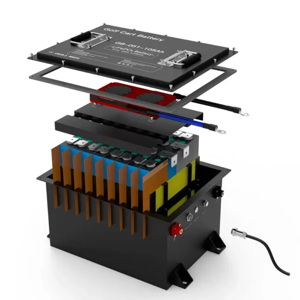 Литиевый аккумулятор тяговый LITJET LiFePO4 48V 230Ah 10.24 кWh картинка