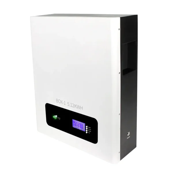 Литиевый аккумулятор тяговый LITJET GREEN LiFePO4 ( powerwall ) 51.2V 100Ah 5kWh 200A вид сбоку