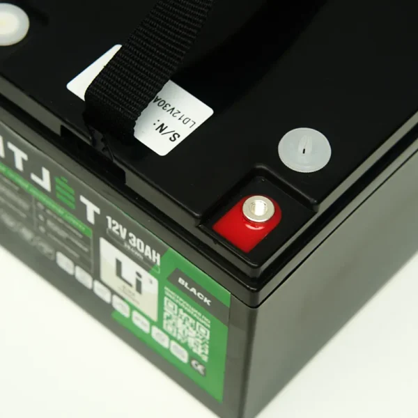 Литиевый аккумулятор тяговый LITJET BLACK LiFePO4 12V 30Ah 384Wh IP65