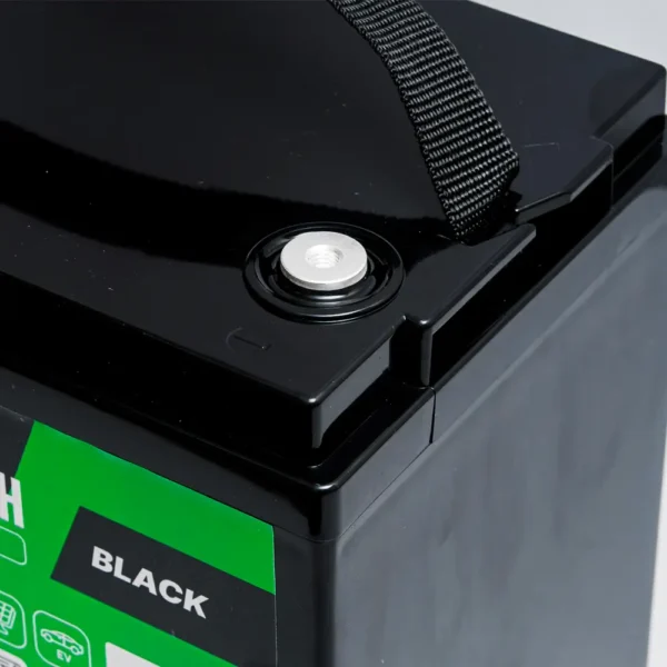 Литиевый аккумулятор тяговый LITJET BLACK LiFePO4 24V 80Ah 2048Wh вид сверху