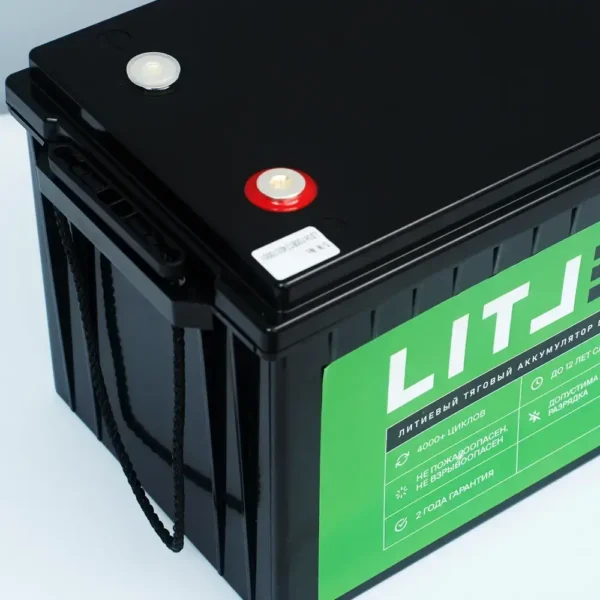 аккумулятор тяговый LITJET GREEN LiFePO4 36V 100Ah 3840Wh с Bluetooth фото клемм