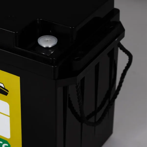 Литиевый аккумулятор тяговый LitoMax LiFePO4 25,6V с цветным монитором фото клеммы
