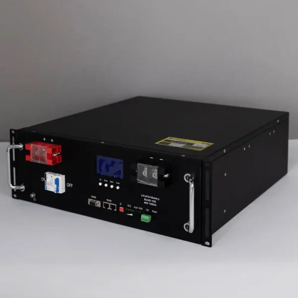 Литиевый аккумулятор тяговый LITOMAX 48V 100Ah 5kWh фото сбоку