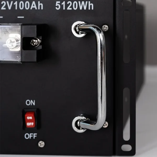 Литиевый аккумулятор тяговый LITOMAX LiFePO4 51,2V 100Ah 5kWh ручка