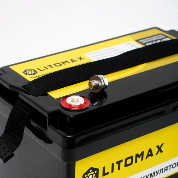 аккумулятор тяговый LITOMAX LiFePO4 12V 50Ah клеммы
