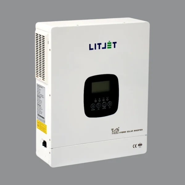 Инвертор гибридный однофазный солнечный ЛИТДЖЕТ 4,3 kW 230V/50Hz фото сбоку