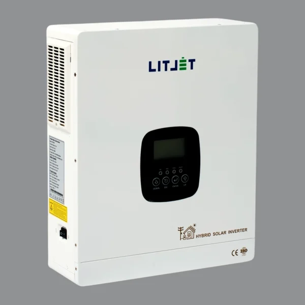 Инвертор гибридный однофазный солнечный ЛИТДЖЕТ 6,3 kW 230V/50Hz с ЖК-дисплеем фото корпуса