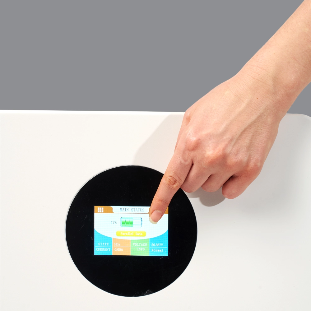 Литиевый аккумулятор тяговый LITJET GREEN LiFePO4 51,2V 100Ah 5KWh 100A, CAN/RS485 c/d 100A настенный 3 Литиевый аккумулятор тяговый LITJET GREEN LiFePO4 51,2V 100Ah 5KWh 100A, CAN/RS485 дисплей