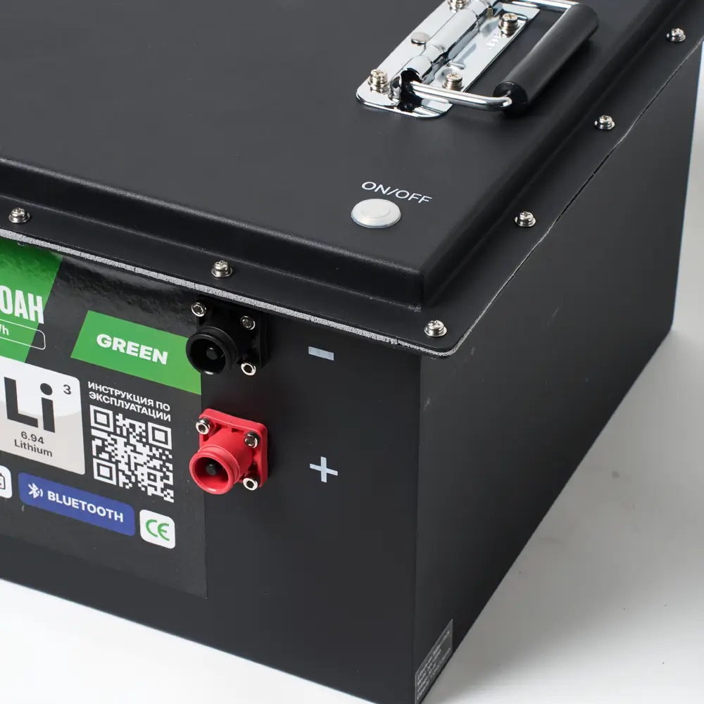 Литиевый аккумулятор тяговый ЛИТДЖЕТ GREEN LiFePO4 36V 150Ah 5760Wh BT IP67 BMS 150A 11 Литиевый аккумулятор тяговый ЛИТДЖЕТ GREEN LiFePO4 36V 150Ah 5760Wh BT IP67 фото