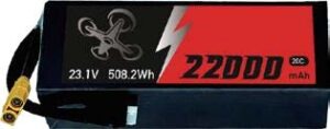 аккумулятор для дрона 20C 6S1P 23.1V 22000mAh
