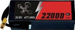 аккумулятор для дрона 20C 8S1P 30.8V 22000mAh
