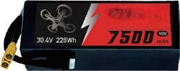 аккумулятор для дрона 100C 8S1P 30.4V 7500mAh