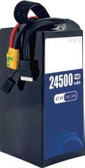 Высоковольтные аккумуляторы для дронов ЛИТДЖЕТ 10C 12S1P 47.4V 24500mAh