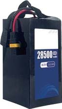Высоковольтные аккумуляторы для дронов ЛИТДЖЕТ 10C 12S1P 46.8V 28500mAh
